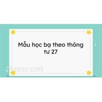 Cách ghi học bạ theo Thông tư 27 mới và chi tiết nhất