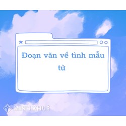 Đoạn văn về tình mẫu tử chọn lọc hay nhất