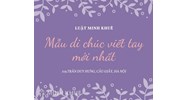 Mẫu di chúc viết tay mới nhất năm 2024 và cách viết di chúc