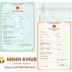 Mẫu giấy khai sinh bản chính và bản sao mới nhất