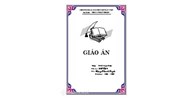 Tải mẫu bìa giáo án đẹp nhất bằng file Word