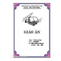 Tải mẫu bìa giáo án đẹp nhất bằng file Word