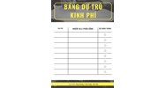 Mẫu bảng dự trù kinh phí mới nhất bằng Excel