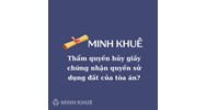 Thẩm quyền hủy giấy chứng nhận quyền sử dụng đất của tòa án?