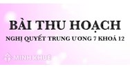 Bài thu hoạch Nghị quyết Trung ương 7 khoá 12 của Đảng viên