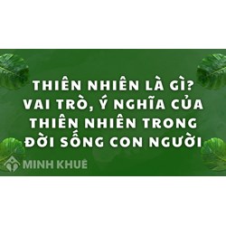 Thiên nhiên là gì? Vai trò, ý nghĩa của thiên nhiên trong đời sống con người