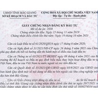 Thủ tục cấp lại, hiệu đính thông tin trên Giấy chứng nhận đầu tư