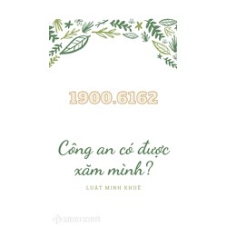 Công an có được xăm mình không? Tại sao?