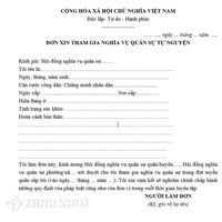 Mẫu giấy chứng nhận đăng ký nghĩa vụ quân sự mới nhất