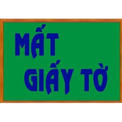 Mẫu đơn trình báo mất giấy tờ xe máy, ô tô mới nhất