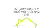 Mẫu giấy khám sức khỏe mới nhất theo quy định Bộ Y tế