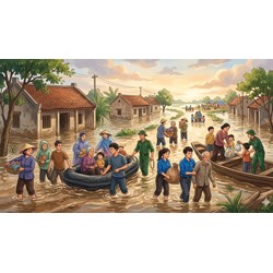 Viết khoảng 5 – 7 dòng nêu suy nghĩ của em về thiên tai lũ lụt hay nhất