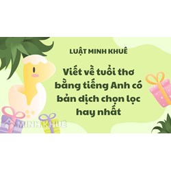 Viết về tuổi thơ bằng tiếng Anh có bản dịch chọn lọc hay nhất