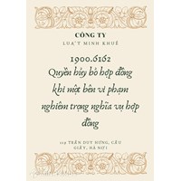 Quyền hủy bỏ hợp đồng khi một bên vi phạm nghiêm trọng nghĩa vụ