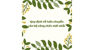 Quy định về luân chuyển cán bộ công chức mới nhất