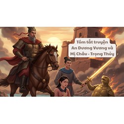 Tóm tắt truyện An Dương Vương và Mị Châu - Trọng Thủy lớp 10