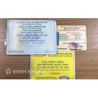 Làm giấy tờ xe máy hết bao nhiêu tiền? Cần những gì?