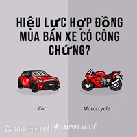 Giấy mua bán xe, hợp đồng công chứng có hiệu lực bao lâu?