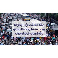 Nghị luận về ùn tắc giao thông hiện nay chọn lọc hay nhất