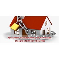 Tội vi phạm việc niêm phong, kê biên tài sản, phong tỏa tài khoản