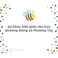 Sự khác biệt giữa văn hóa phương Đông và phương Tây?