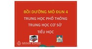 Bài thu hoạch xây dựng kế hoạch dạy học theo hướng phát triển phẩm chất, năng lực của học sinh (Mô đun 4)