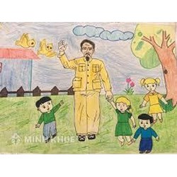 Bài dự thi Bác Hồ với thiếu nhi hay nhất
