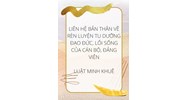 Liên hệ bản thân về rèn luyện tu dưỡng đạo đức, lối sống của Cán bộ, Đảng viên