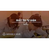 Mẫu giấy thi A4: Tải mẫu giấy thi A4 file Word