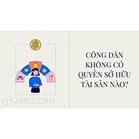 Công dân không có quyền sở hữu tài sản nào sau đây? GDCD 8 Bài 16