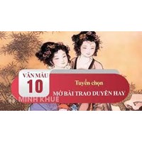 Mở bài Trao duyên ấn tượng, chọn lọc hay nhất