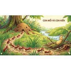 Tóm tắt Con mối và con kiến ngắn gọn, hay nhất - Kết nối tri thức