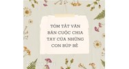 Tóm tắt văn bản Cuộc chia tay của những con búp bê chọn lọc hay nhất