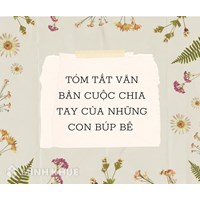 Tóm tắt văn bản Cuộc chia tay của những con búp bê chọn lọc hay nhất
