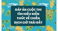 Đáp án cuộc thi Tìm hiểu kiến thức về Chiến dịch Giờ Trái đất
