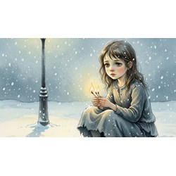 Tóm tắt Cô bé bán diêm ngắn gọn, hay nhất