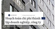 Hạch toán chi phí thành lập doanh nghiệp, công ty như thế nào?