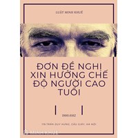 Mẫu đơn đề nghị xin hưởng chế độ người cao tuổi mới nhất 2024