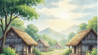 Kết bài tả cơn mưa theo dạng trực tiếp, gián tiếp mở rộng, ngắn gọn