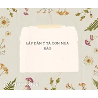 Lập dàn ý tả cơn mưa rào lớp 5 chi tiết, hay nhất