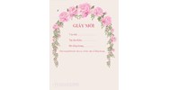 Mẫu Giấy mời gặp mặt dâu rể trang trọng, đẹp nhất