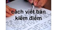 Mẫu bản kiểm điểm học sinh khi bị thu điện thoại và cách viết