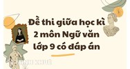 Đề thi giữa học kì 2 môn Ngữ văn lớp 9 có đáp án chi tiết