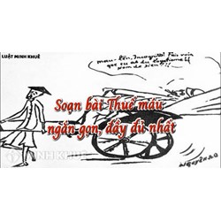 Soạn bài Thuế máu ngắn gọn, đầy đủ nhất