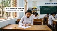 Mẫu bản kiểm điểm tự nhận lỗi của học sinh mới nhất