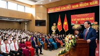 Bài phát biểu của Bí thư Đảng ủy tại Lễ kết nạp Đảng viên mới