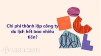 Chi phí thành lập công ty du lịch hết bao nhiêu tiền?