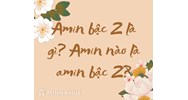 Amin bậc 2 là gì? Amin nào sau đây là amin bậc 2?