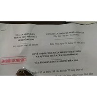 Mẫu Giấy quyết định ly hôn của tòa án mới nhất