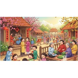 Kể về ngày Tết ở quê em hay nhất Tập làm văn lớp 3